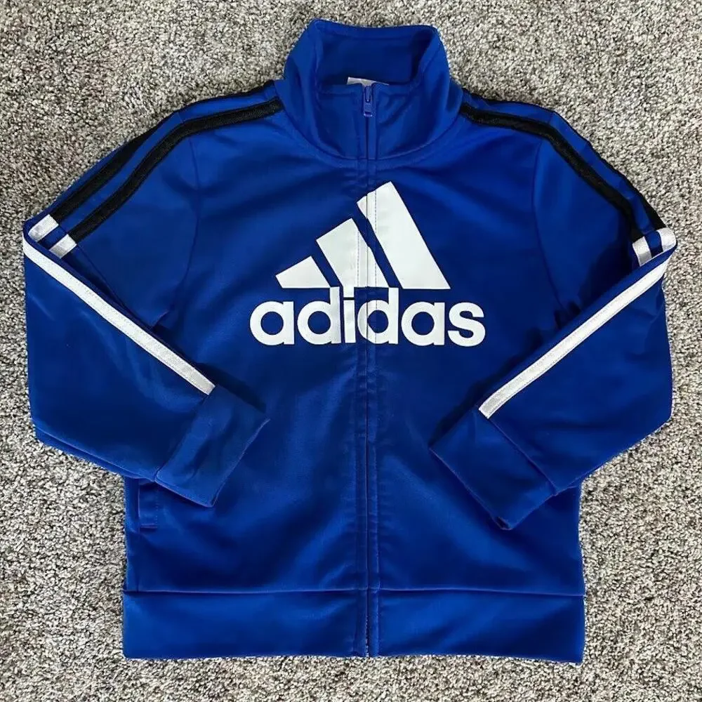Adidas Sweater Zip up Kids 3T‎ 3L Blue